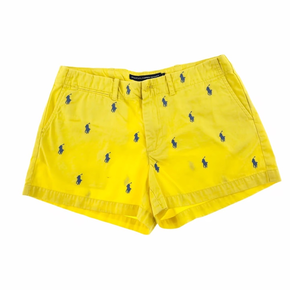 Ralph Lauren Polo Sport Yellow shorts sz 4